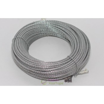 Трос сталевий оцинкований 1мм