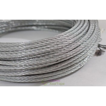 Трос сталевий оцинкований 3 мм