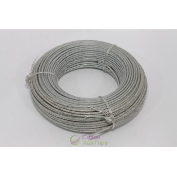 Трос сталевий в обплетенні ПВХ 4-5мм