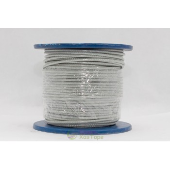 Трос сталевий в обплетенні ПВХ 2-3мм