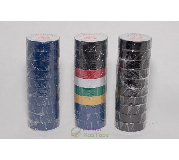  Ізоляційна стрічка ПВХ 11 м в асортименті