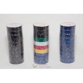 Ізоляційна стрічка ПВХ 17 м в асортименті