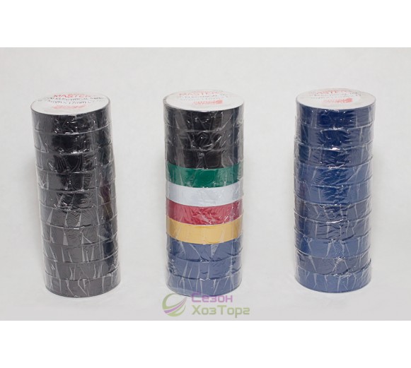 Ізоляційна стрічка ПВХ 17 м в асортименті