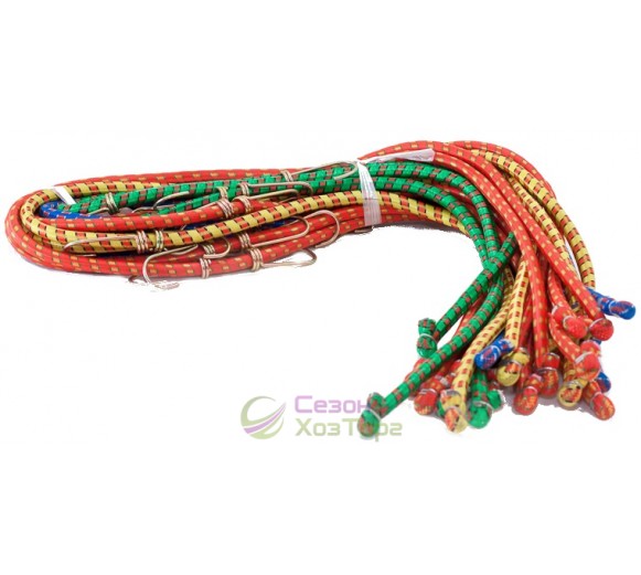 Гумка багажна з гачком d-10мм, довжина 1,0 м