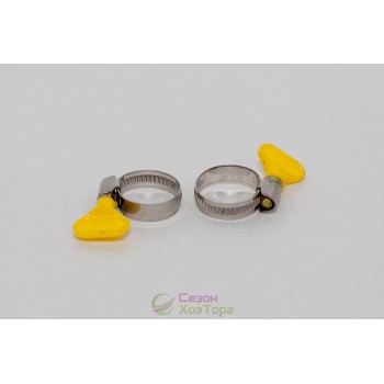 Хомут із метеликом 16-25мм W2