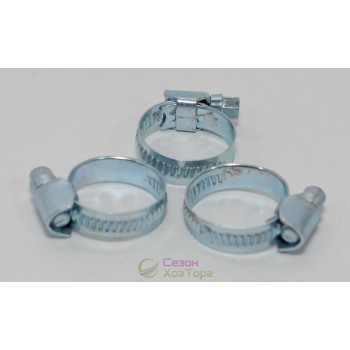 Хомут сталевий оцинкований 16-25мм