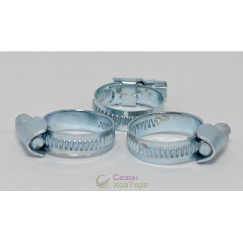 Хомут сталевий оцинкований 40-60мм