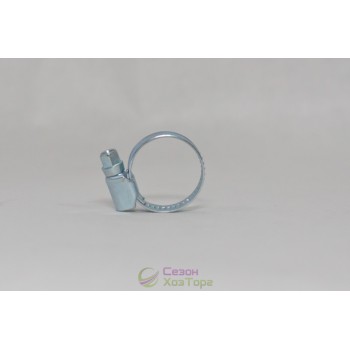 Хомут сталевий оцинкований 8-12мм