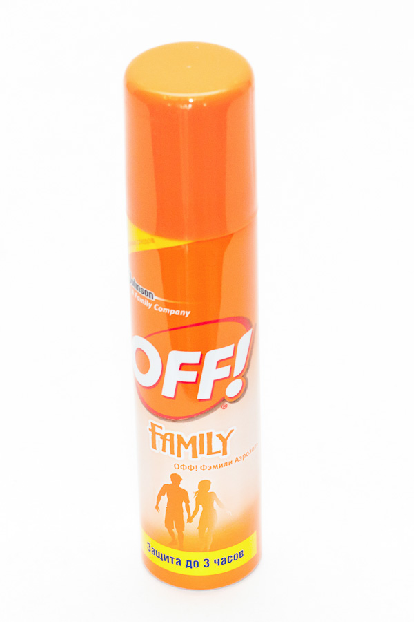 АЕРОЗОЛЬ ВІД УКУСІВ КОМАРІВ OFF PROTECT (FAMILY) 100 МЛ